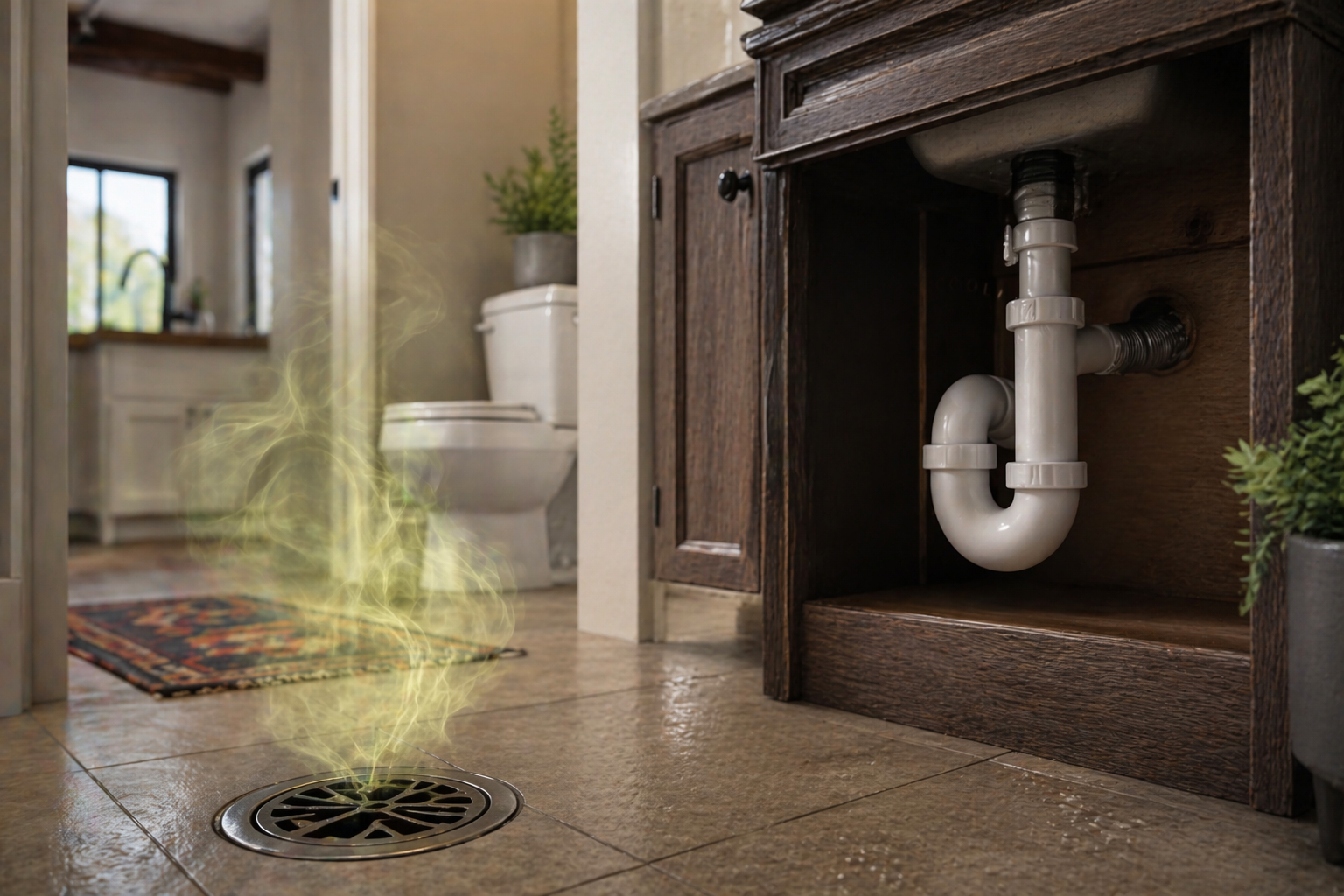 sewer smells santa fe